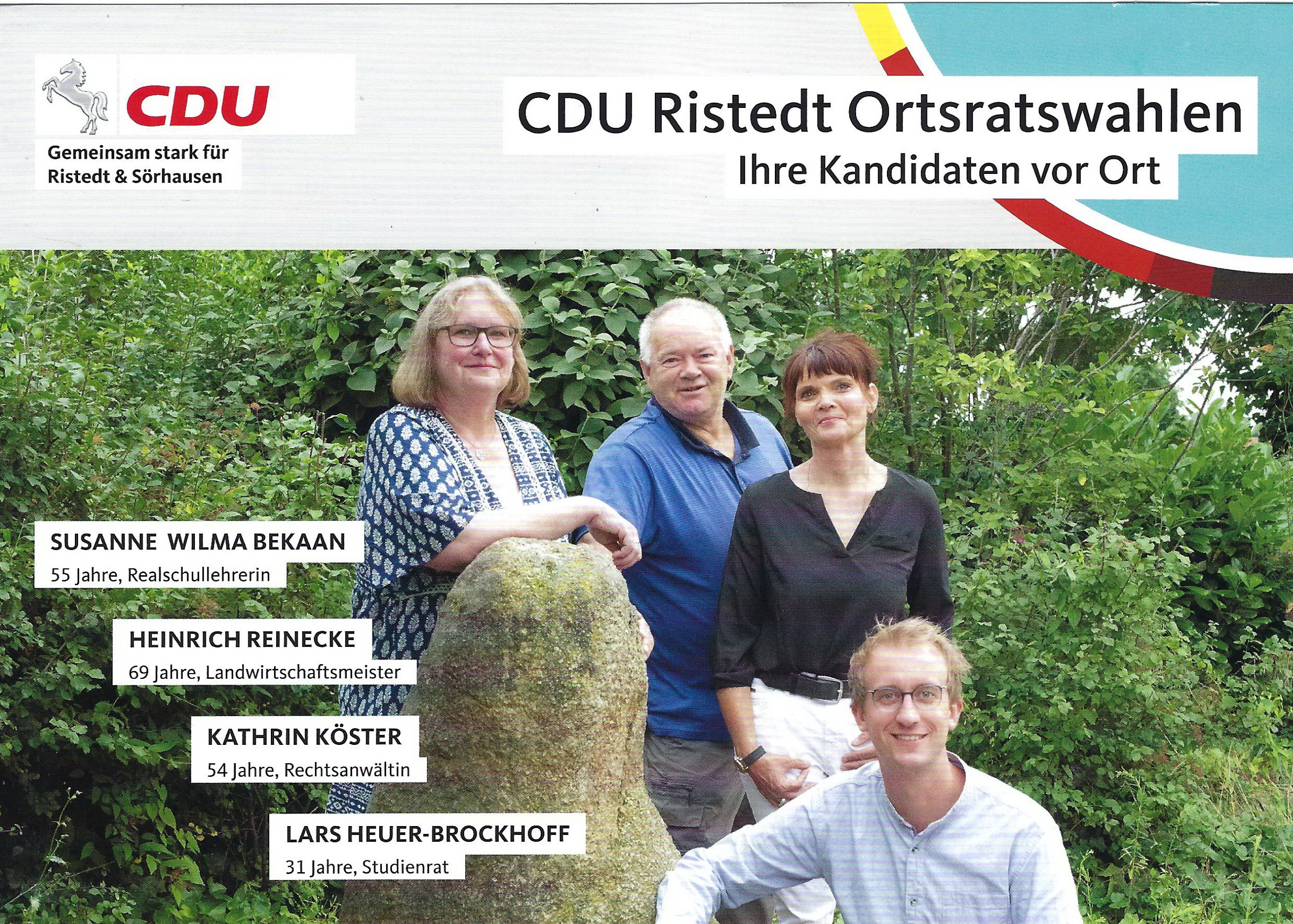 Unsere Kandidaten fr Ristedt