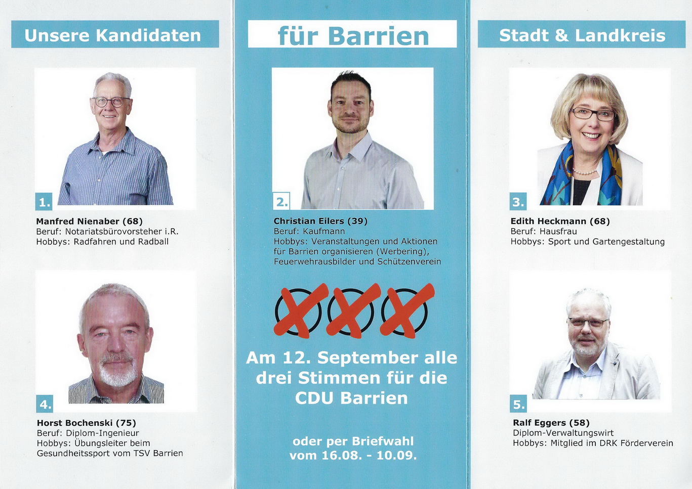 Unsere Kandidaten fr Barrien